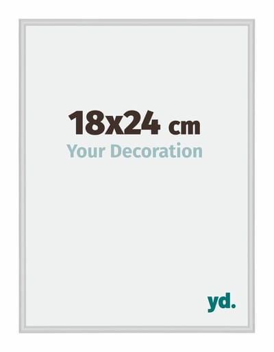 Your Decoration - Fotolijst 18x24 cm - Aluminium - Zilver Mat - Miami