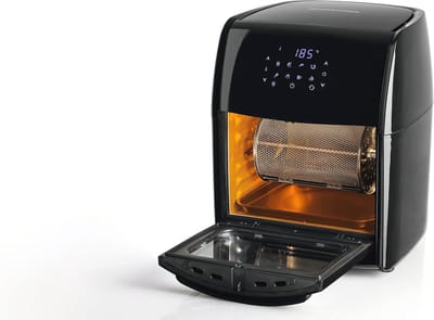 Digitale XL heteluchtfriteuse 12 liter - Vetarm en Zacht Koken met 9 Programma's