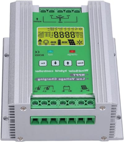 Hybride Controller - Energie Manager - Off-grid Energie - MPPT Technologie - 400W 12V/24V - Grijs