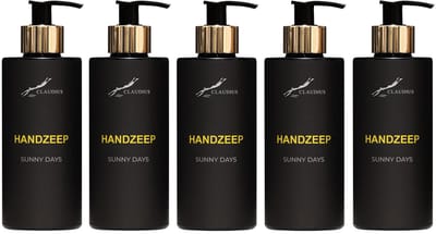 Splashbox Handzeep Sunny Days 300 ml – Set van 5 Stuks - Milde Handzeep voor Dagelijks Gebruik – Frisse Zomerse Geur – Unisex - voordeelverpakking