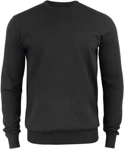 Cutter & Buck Oakville Crewneck Heren 355416 - Zwart - L