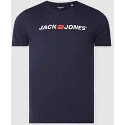T-shirt met labelprint, model 'CORP'