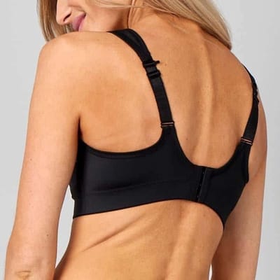 Pure Lime - Compressie - Sportbeha - sport bh - hardlopen - fitness - tennis - grote maten - Zwart - maat - 85E
