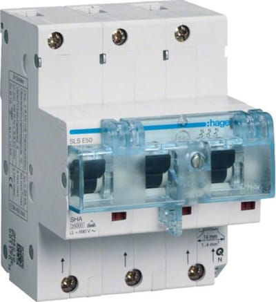 Hager HTN350E HTN350E Zekeringautomaat 3-polig 35 A