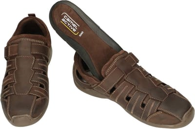 Camel Active -Heren - bruin donker - sandalen - maat 47