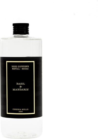 Cereria Molla 1899 - navulling - Basil & mandarin - 500 ml -