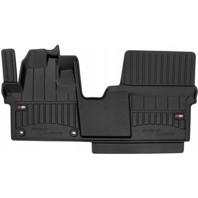 FROGUM 3D Gummimatte Einteilig – Passend für Peugeot Expert III ab Baujahr 2016 – Hohe 6 cm Kanten – TPE – Geruchlos & Schwarz