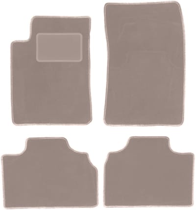 Beige veloursmatten voor: SsangYong Kyron SUV (2005-2014)