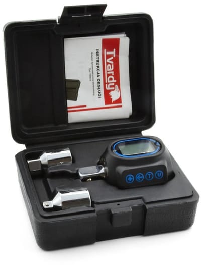 Tvardy Digitale momentsleuteladapter - 40-200 Nm - LED display - 10 geheugeninstellingen