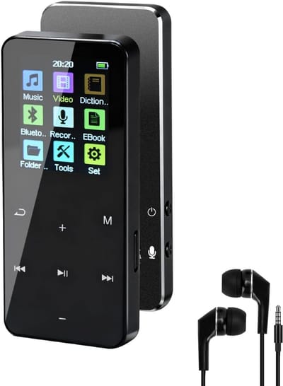 MP3 Speler Bluetooth - FM-Radio - Zwart