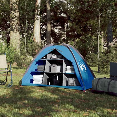vidaXL - Opbergtent - 9 - vakken - waterdicht - blauw