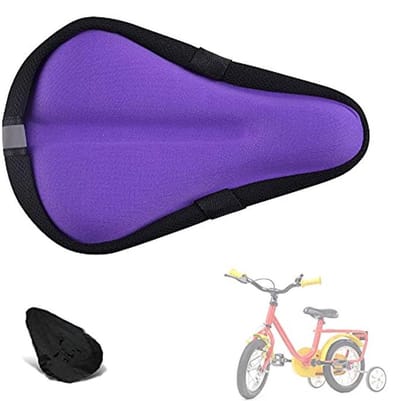 Ademend en Extra Zacht Kinder Gel Fiets Zadelkussen - 9" x 6" Water- en Stofbestendig