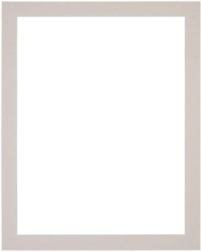 Passe-Partout Fotomaat 35x45 cm - Lijstmaat 40x50 cm - Grijs Graniet - Museumkarton - Fotolijst niet inbegrepen