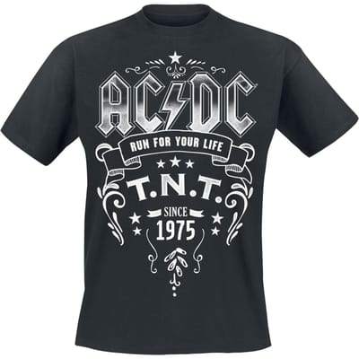 AC/DC T-shirt - T.N.T. - S tot 5XL - voor Mannen - zwart