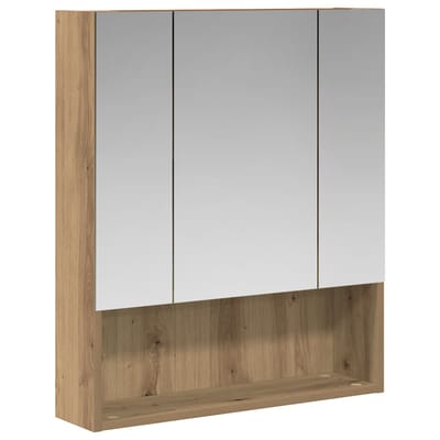 vidaXL - Badkamerspiegelkast - Ambachtelijk - Eiken - 60 - x - 14.5 - x - 70 - cm
