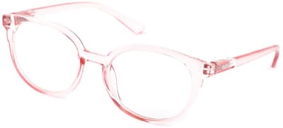VERTEBRIL Nova - Sterkte -0.50 - Kleur Salinas Pink - GEEN leesbril - Unisex bril voor veraf - Lichtgewicht montuur – Fijne pasvorm – Flexibele veren – Hoogwaardige MIN glas - Myopie/bijziendheid - Inclusief etui en doekje