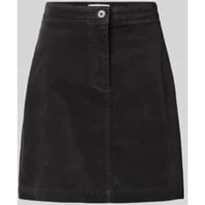 Licht uitlopend mini-rok van katoenmix