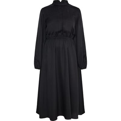 usha midi-jurk Dames zwart