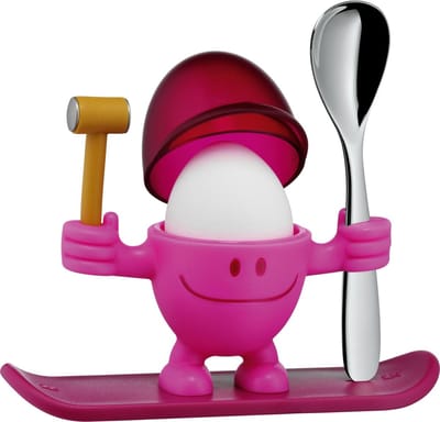 WMF Kids McEgg - Eierdopje - Roze - Inclusief Lepel - Leuk Design - Geschikt voor Kinderen