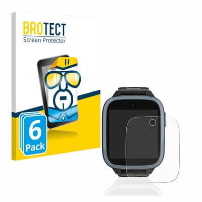 BROTECT - Screenprotector voor Xplora XGO3 / Kidzi / Let's Go - Folie Beschermfolie transparant 6 Stuks