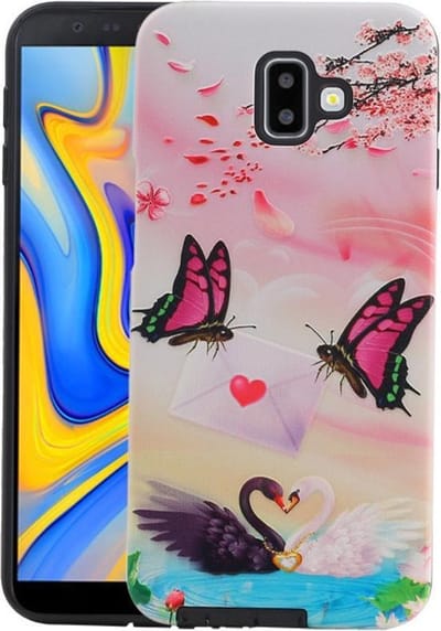 Vlinder Design Hardcase Backcover - Hoesje Geschikt voor Samsung Galaxy J6 Plus