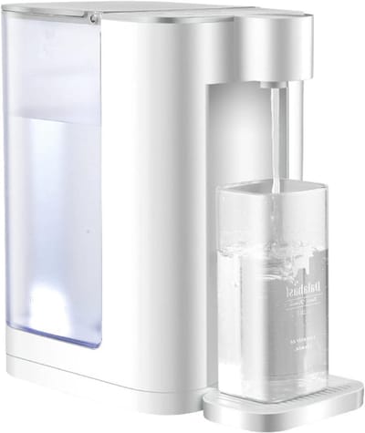 Waterdispenser - Koud warm apparaat - Drinken direct klaar - Temperatuurregeling 5 snelheden - 28 liter capaciteit - Wit