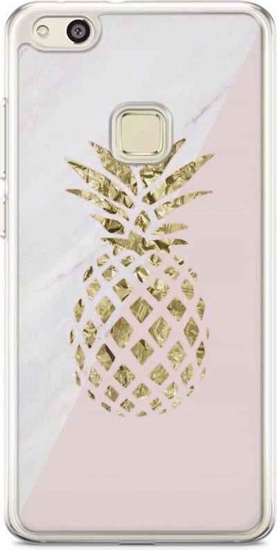 Casimoda® hoesje - Geschikt voor Huawei P10 Lite - Ananas - Siliconen/TPU - Soft Case - Grijs - Ananas
