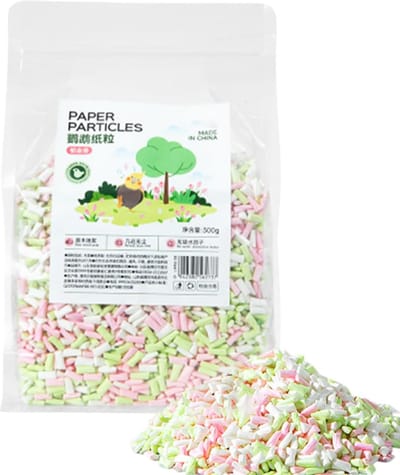 Vogelkooi Beddengoed - Kooi Bodembedekking - Gezonde Vogelkooi - Laag Stofgehalte - 300 gram - Zilver