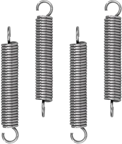 Trekveren met haak - Spanveer verlenging - Bevestigen en spannen - Roestvrij staal 304 - 20 stuks - Metaal