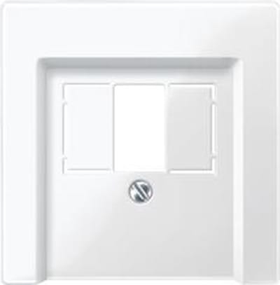 Schneider Electric Merten System M Centraalplaat voor TAE Telefoonaansluiting - Actief Wit