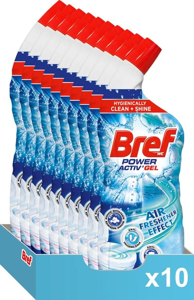 Bref Toiletreiniger - Power Activ Gel Ocean 700ml - Voordeelverpakking 10x700ml