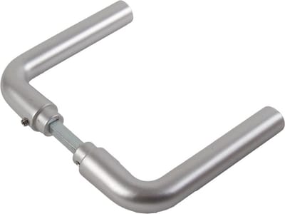 Ami Deurkruk - L-model - 131x61mm - aluminium F-1 - 38-45mm deurdikte