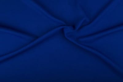 Texture/polyester stof - Blauw - 25 meter