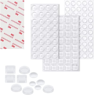 Transparante Siliconen Pads, 172 Stuks Duidelijke Plakbumper Pads, Zachte Deurbumpers voor Geluidsdemping en Meubelbescherming