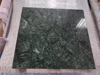 Marmer Tafelblad - Snijplank Plaat - Keuken Werkblad - Hittebestendig 100°C - 60 x 50 cm - Groen