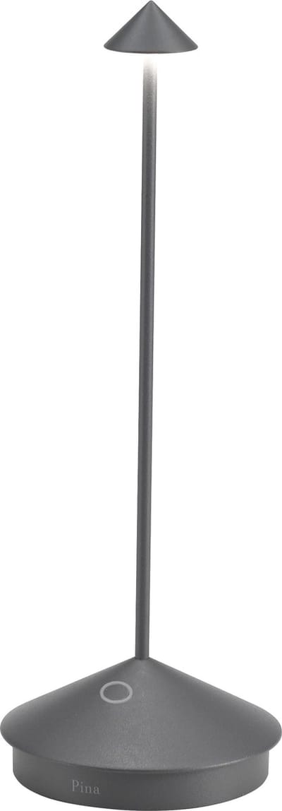 Zafferano Pina Lamp - Antraciet - 29 cm