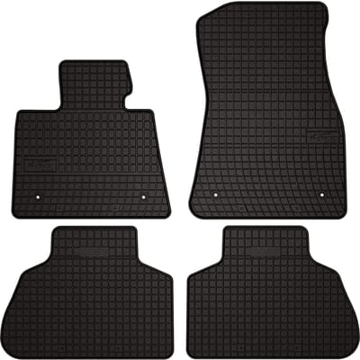 Wielganizator SolidPRO - Rubber Auto Matten - BMW X5 F15 SUV - Zwart - Op maat