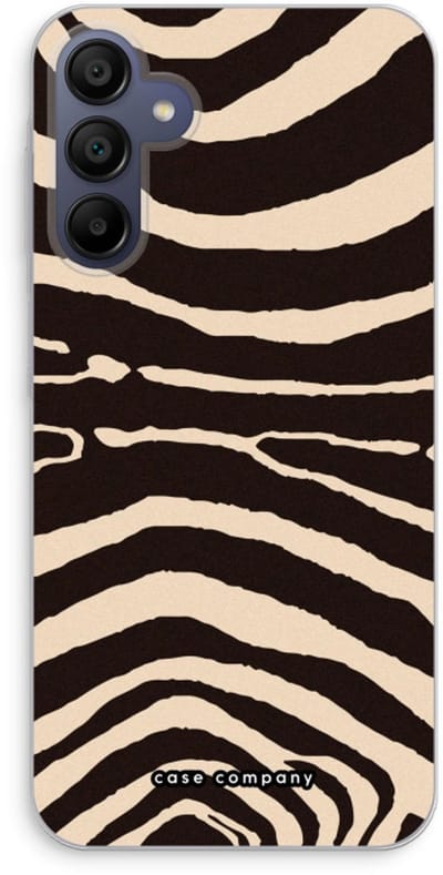 Case Company® - Hoesje geschikt voor Samsung Galaxy A15 hoesje - Arizona Zebra - Soft Cover Telefoonhoesje - Bescherming aan alle Kanten en Schermrand