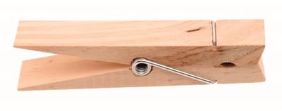 2x stuks mega houten wasknijpers van 15 cm - Kantoor brieven organiseren en meer