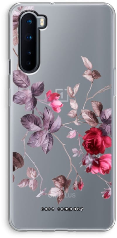 Case Company® - Hoesje geschikt voor OnePlus Nord hoesje - Mooie bloemen - Soft Cover Telefoonhoesje - Bescherming aan alle Kanten en Schermrand