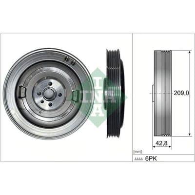 Schaeffler Ina Riemschijf, krukas INA 544 0514 10