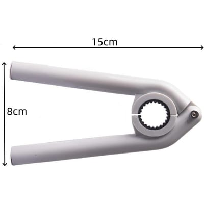 Clé professionnelle pour aérateur de robinet, clé de démontage de buse d'évier, clé à barboteur en acier au carbone, outils de réparation de salle de bain gray