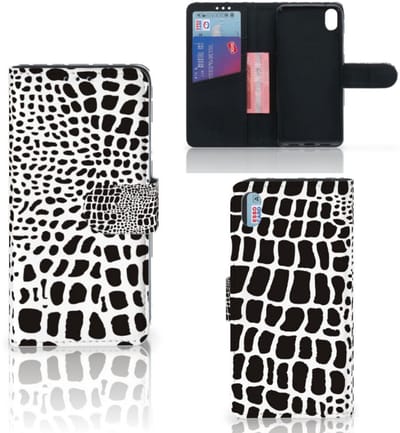 Xiaomi Redmi 7A Telefoonhoesje met Pasjes Slangenprint