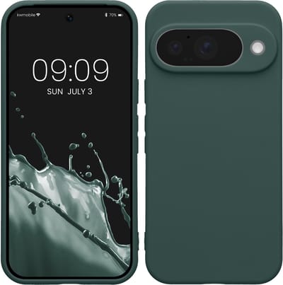 kwmobile telefoonhoesje geschikt voor Google Pixel 10 - Hoesje voor smartphone - Precisie camera uitsnede - In blauwgroen