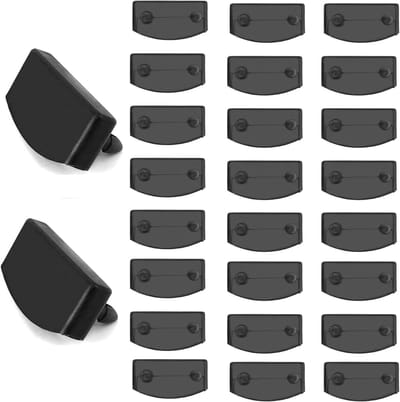24 Stuks Bedlat Houder Set - Plastic Slatted Holders voor Bedverbindingen, Bedframe Accessoires en Vervangingsonderdelen - Zwart (54mm x 9mm)