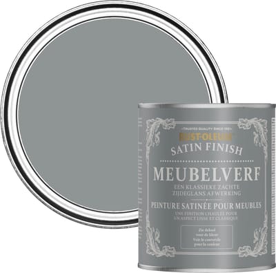 Rust-Oleum Donkergrijs Meubelverf Zijdeglans - Antraciet 750ml