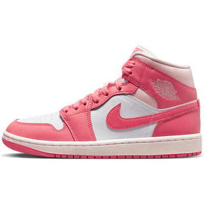 Nike Air Jordan 1 Mid Strawberries and Cream (Women's) - Sneakers - Unisex - 186