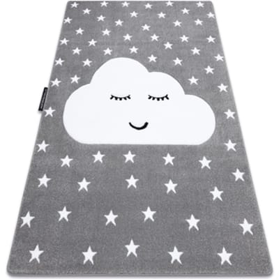 Kleden Rugsx Tapijt PETIT CLOUD WOLKJE Sterretje grijskleuring 80x150 cm