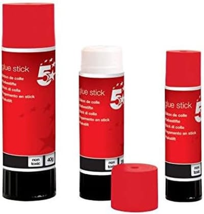 Wasbare Lijmstift Set (6x) - Niet Giftig en Veilig voor School en Kantoor - 10g per Stift