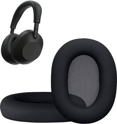 kwmobile 2x oorkussens geschikt voor Sony WH-1000XM6 - Earpads voor koptelefoon in donkerblauw